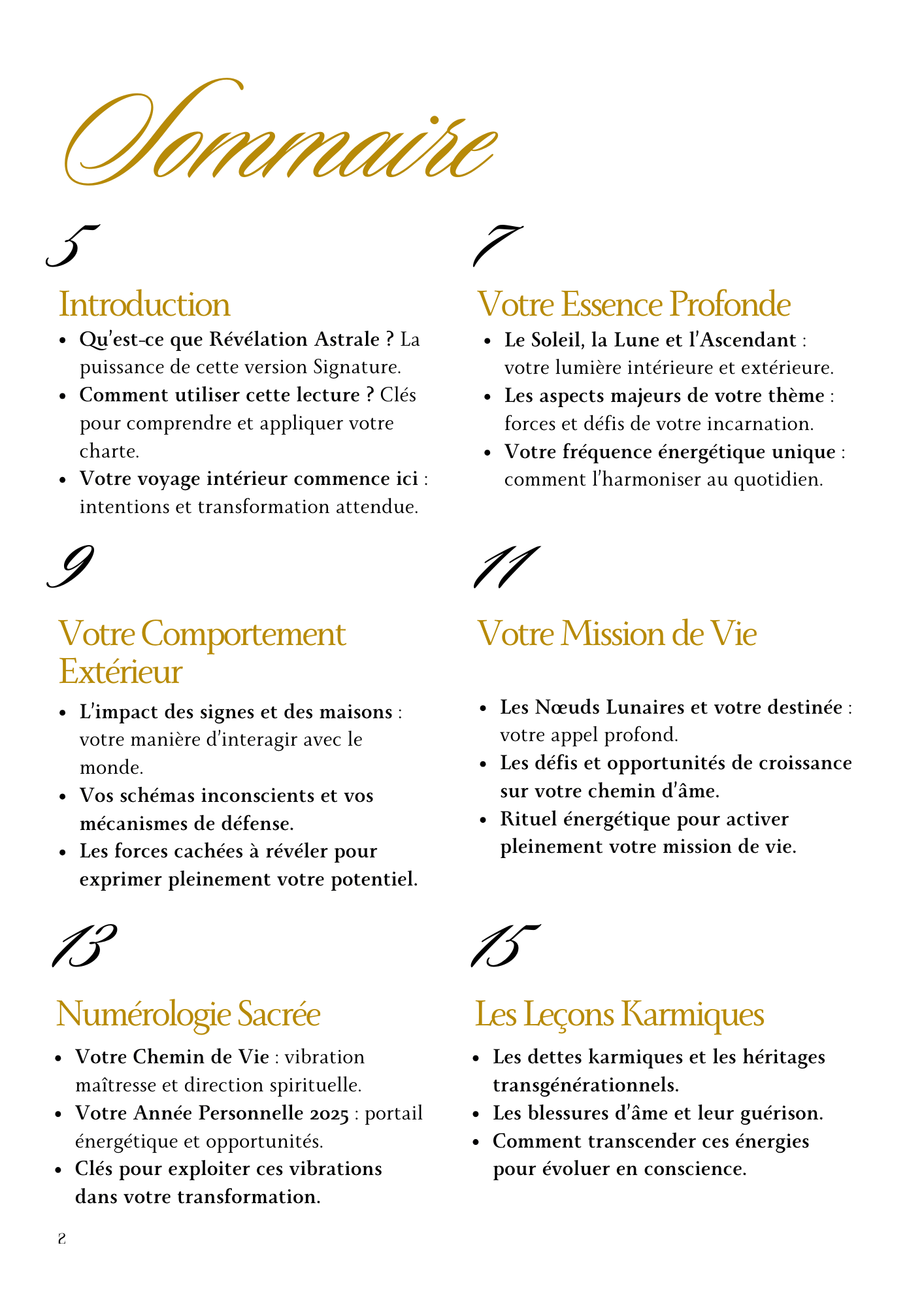 RÉVÉLATION ASTRALE SIGNATURE