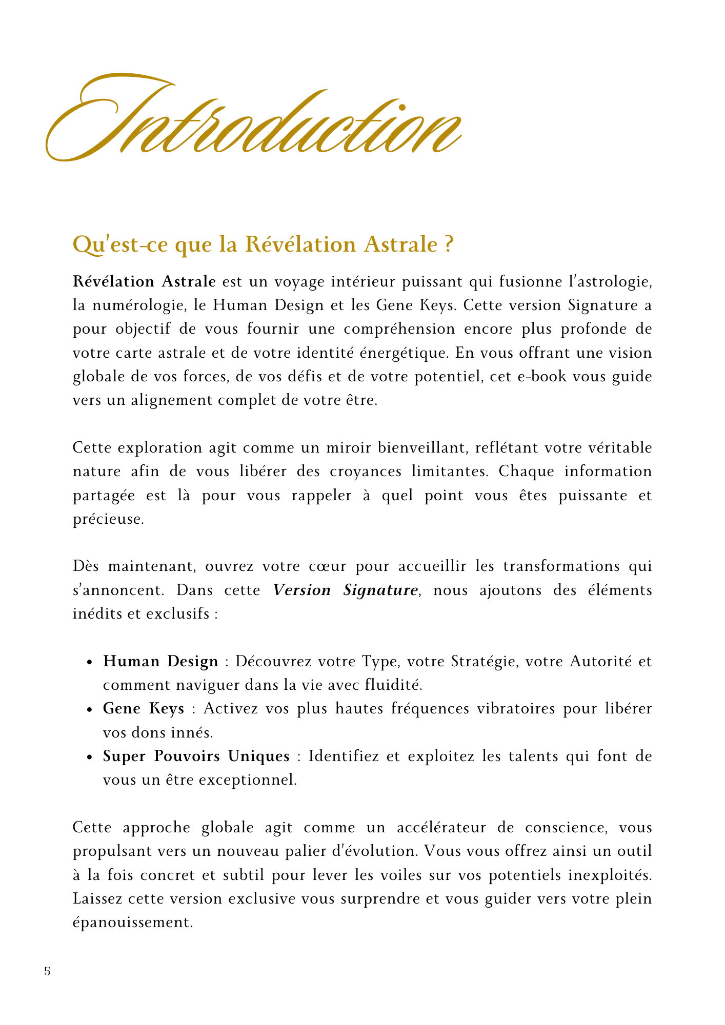 RÉVÉLATION ASTRALE SIGNATURE