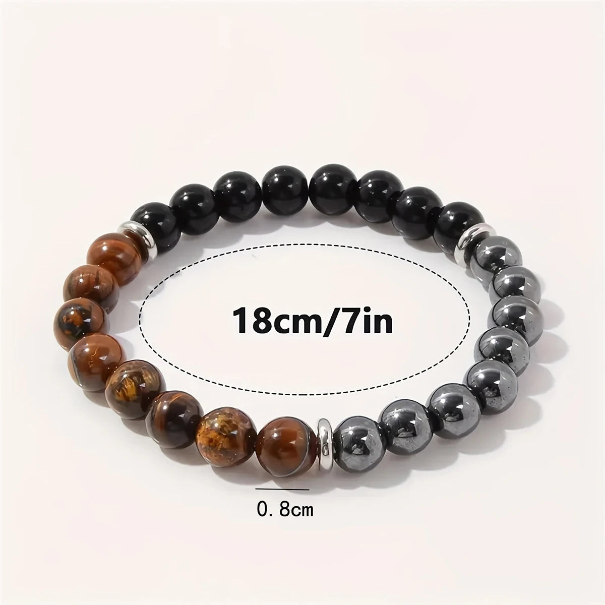 Bracelet Triple Protection • Tourmaline Noire, Œil de Tigre & Hématite